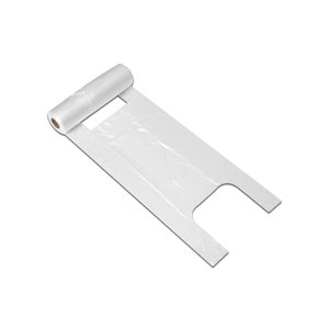 Reklamówki jednorazowe na rolce 22+2x5,5/40cm 34x40cm 0,006 200 / 4000szt HDPE