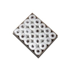 Einweg-Tragetaschen auf Rolle 22+2x5,5/45cm 34x45cm 0,006 200 / 4000Stück HDPE