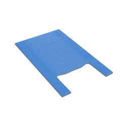 Einweg-Plastikbeutel 34+2x10/64cm 54x64cm 0.055 50 / 100Stk. weiß / rot / blau / gelb / grün / schwarz HDPE