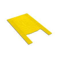 Einweg-Plastikbeutel 30+2x8/55cm 46x55cm 0,055 10 Stück weiß / rot / blau / gelb / grün / schwarz HDPE