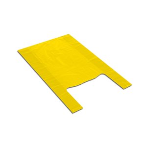 Einweg-Plastikbeutel 30+2x8/55cm 46x55cm 0,055 10 Stück weiß / rot / blau / gelb / grün / schwarz HDPE