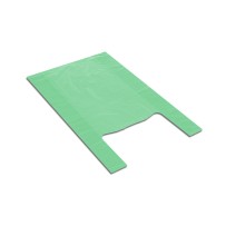 Disposable plastic bags 28+2x7/50cm 42x50cm 0.055 10pcs white / red / blue / yellow / green / black HDPE