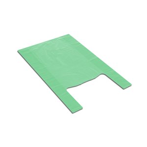 Reklamówki jednorazowe 28+2x7/50cm 42x50cm 0,055 10szt białe / czerwone / niebieskie / żółte / zielone / czarne HDPE
