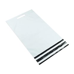 Foliopaki kurierskie 250x350+70mm 25x35+7cm 0,07 białe / biało-czarne / czarne / przezroczyste 100szt