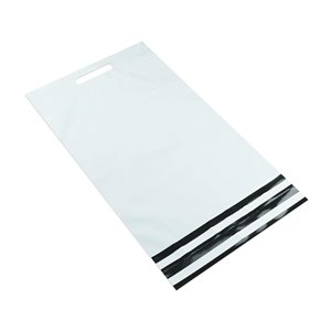 Courier foil packets 400x500+70mm 40x50+7cm 0,07 white / white-black / black / transparent 100pcs