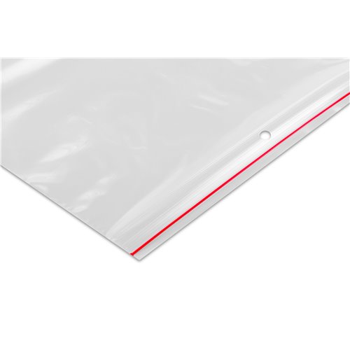 LDPE vrecká na zips 150x400mm 15x40cm 0.045 100 / 1000ks