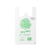 Reklamówki ekologiczne HDPE BIO EKO ECO 35x45cm 0,015 100szt