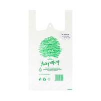 Reklamówki ekologiczne HDPE BIO EKO ECO 42x50cm 0,015 100szt