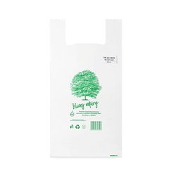 Reklamówki ekologiczne HDPE BIO EKO ECO 54x64cm 0,015 100szt