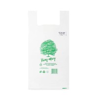 Plastové tašky HDPE BIO EKO ECO 54x64cm 0.015 100ks