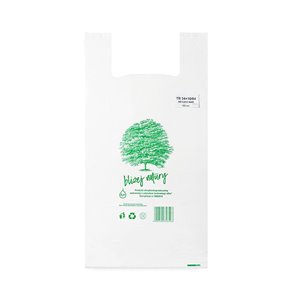 Reklamówki ekologiczne HDPE BIO EKO ECO 54x64cm 0,015 100szt