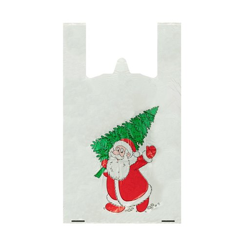 Disposable Christmas bags 34+2f10/64cm 54x64cm 0.013 100pcs HD PE Santa imprint