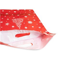 Advertising Christmas Bags 400x500mm 40x50cm LD PE 0,06 Merry Christmas 10 / 25pcs