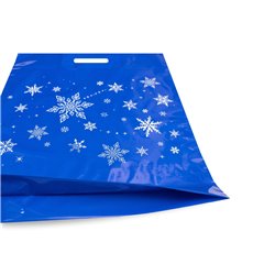 Christmas Advertising Bags 400x500mm 40x50cm LD PE 0.06 Stars 10 / 25pcs