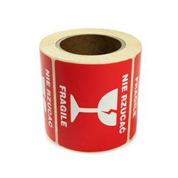 Výstražné štítky NEHADZIŤ / FRAGILE 250 ks