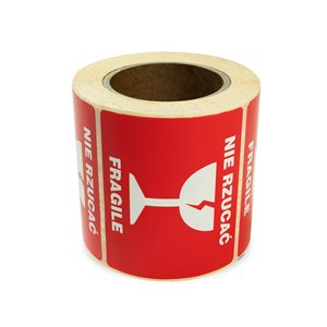 Výstražné štítky NEHADZIŤ / FRAGILE 250 ks