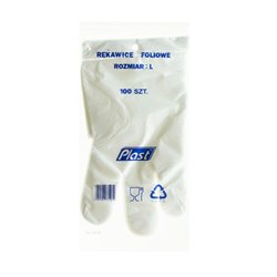 Foil gloves disposable gloves L 100 pcs.