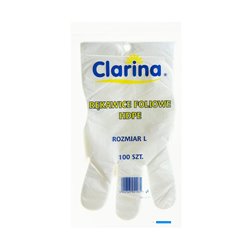 Foil gloves disposable gloves L 100 pcs.