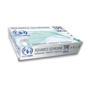 Multipurpose TPE gloves disposable gloves in a carton of 200 pcs. XL