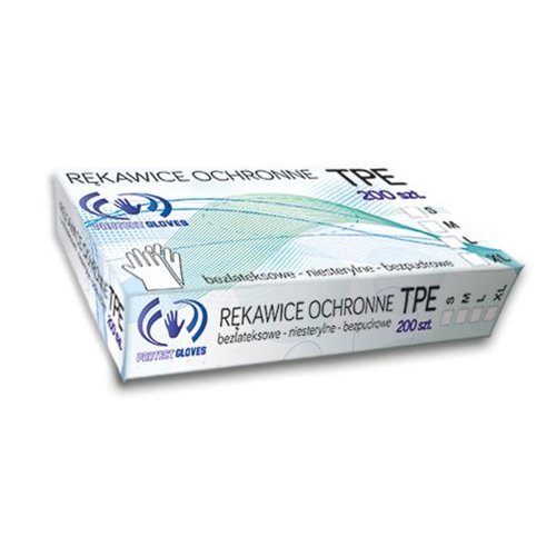 Multipurpose TPE gloves disposable gloves in a box of 2000 pcs. XL