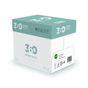 360 EVERYDAY A4 80g 5x a'500 photocopy paper for printers