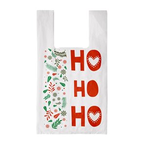 Disposable Christmas bags 25+2f5/45cm 35x45cm 0.013 100pcs HD PE Print Twigs