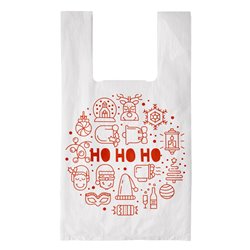 Weihnachten Einwegbeutel 34+2f10/64cm 54x64cm 0,013 100pcs HD PE Druck Ho Ho Ho