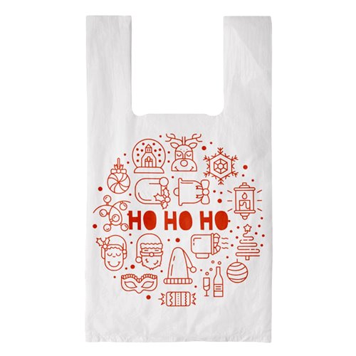 Disposable Christmas bags 25+2f5/45cm 35x45cm 0,013 100pcs HD PE Print Ho Ho Ho Ho
