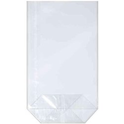 Cellophane pouches with cross bottom 11x21.5 cm PP BG 0.03