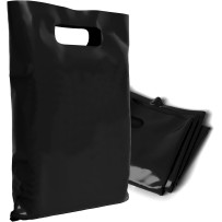 Reklamné LDPE vrecká biele/čierne/zelené/červené/hnedé 0,055 my 35×50 cm