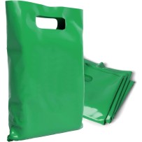Torby reklamowe LDPE białe/czarne/zielone/czerwone/granatowe 0,055 my 35×50 cm