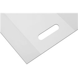 Plastové sáčky s uchem 25+2×3/51 310x510mm 31x51cm LDPE 0,1 400 ks