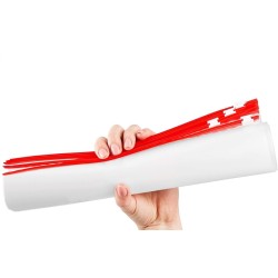 Zipper bags red string LDPE 200x180mm 20x18cm 0.07 50pcs