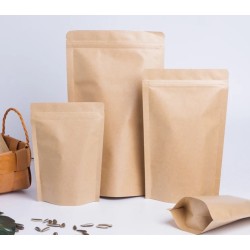 DOYPACK kraftové papierové vrecko so šnúrkou 500 ml 25 kusov