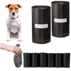 EKO BIO Hundekotbeutel schwarz 23x31cm 15Stk / 45Stk