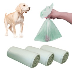 ECO biodegradable compostable bags for dog poop 23x31 15pcs
