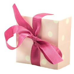 Satin ribbon ribbon 24mm x 20m Pink