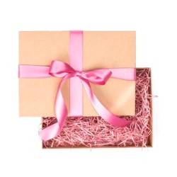 Satin ribbon ribbon 24mm x 20m Pink