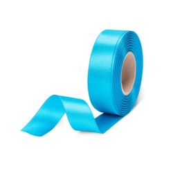 Satinband 24mm x 20m Blau