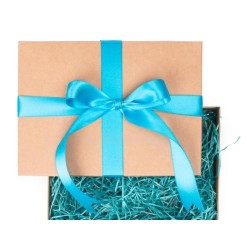 Satinband 24mm x 20m Blau