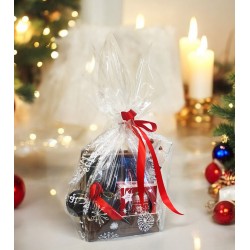 Christmas foil sheets stars white cellophane 50x70 cm 25 pcs