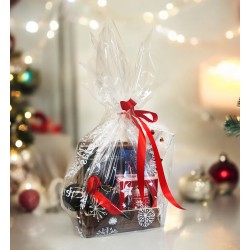 Weihnachtsfolienblätter Sterne weißes Zellophan 50x70 cm 25 Stück