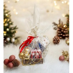 Weihnachtsfolie Blätter Gold Sterne Zellophan 100x140 cm 25 Stück