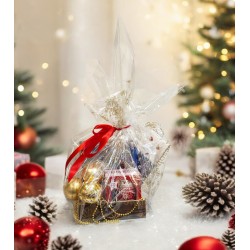 Christmas foil sheets stars gold cellophane 70x100 cm 25 pcs