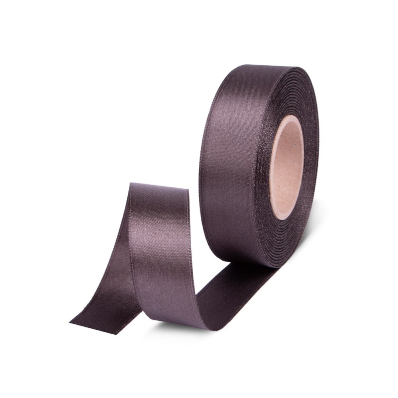 Satin ribbon ribbon 24mm x 20m Grey
