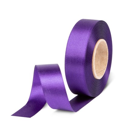 Satin ribbon ribbon 24mm x 20m Purple