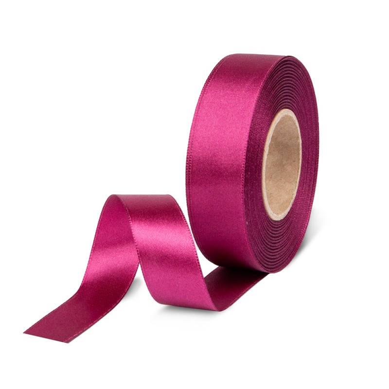 Satinband Band 24mm x 20m Maroon