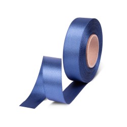 Satin ribbon ribbon 24mm x 20m Navy blue