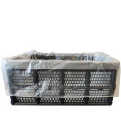 HD PE-Plastikbeutel für EURO E2 65+17,5/90 transparent 50Stk.