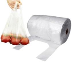 copy of Jednorázové sáčky v roli z HDPE, průhledné, s oušky, 34 x 45 cm, 200/4000 kusů